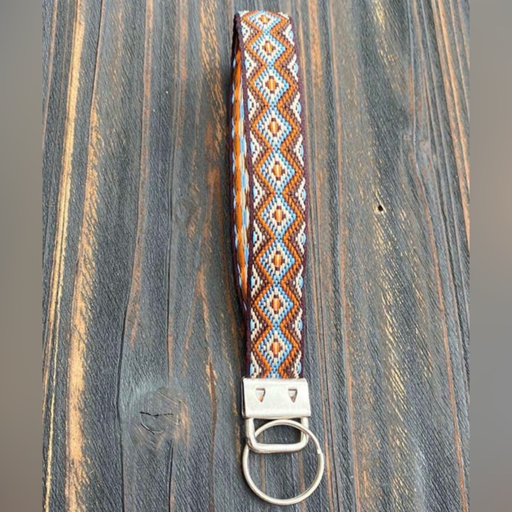 Aztec Patterned Keychain
